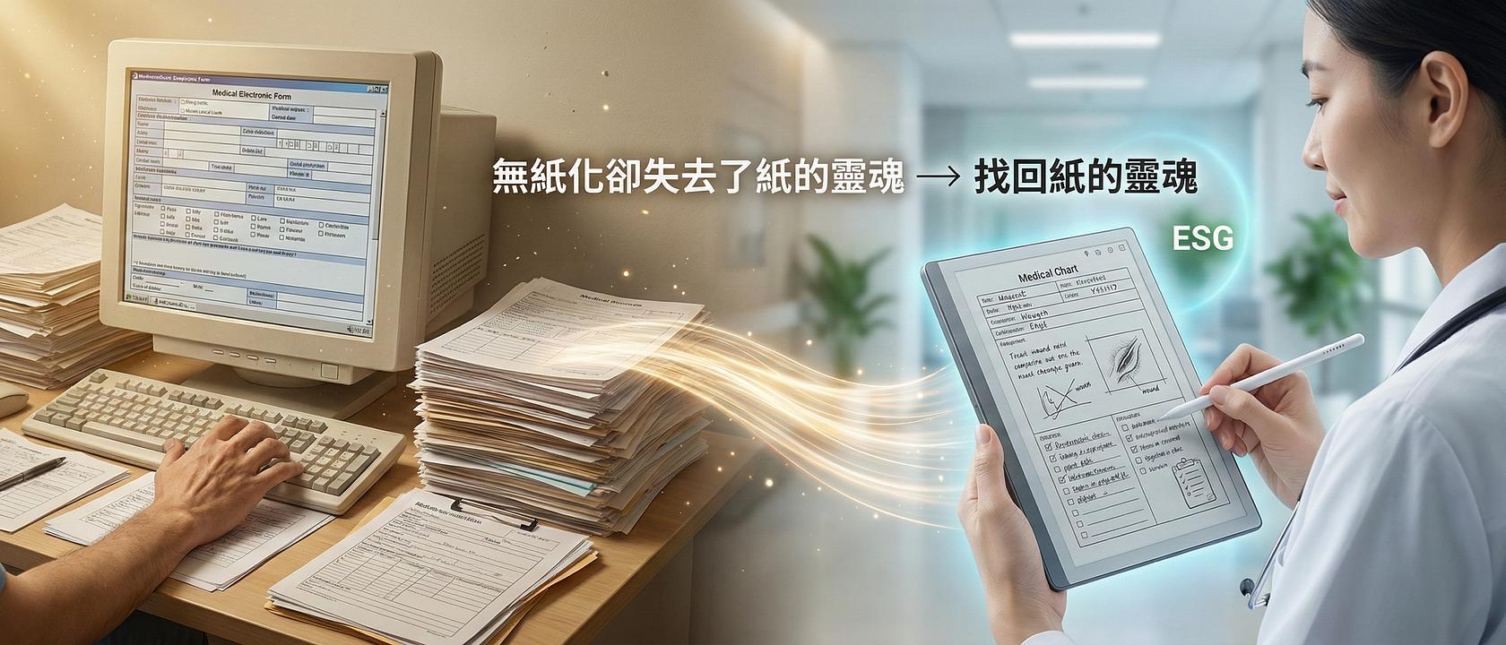 無紙化卻失去了紙的靈魂