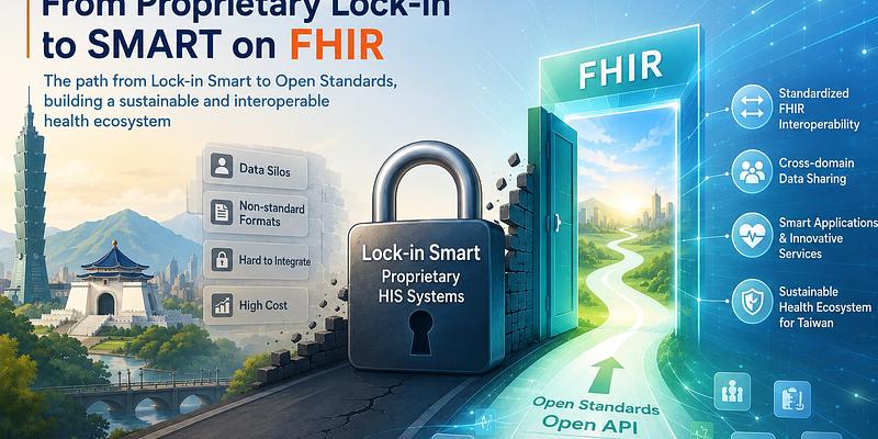 Taiwan's HIS Proprietary Lock-in, and Why SMART on FHIR Is the Only Way Out