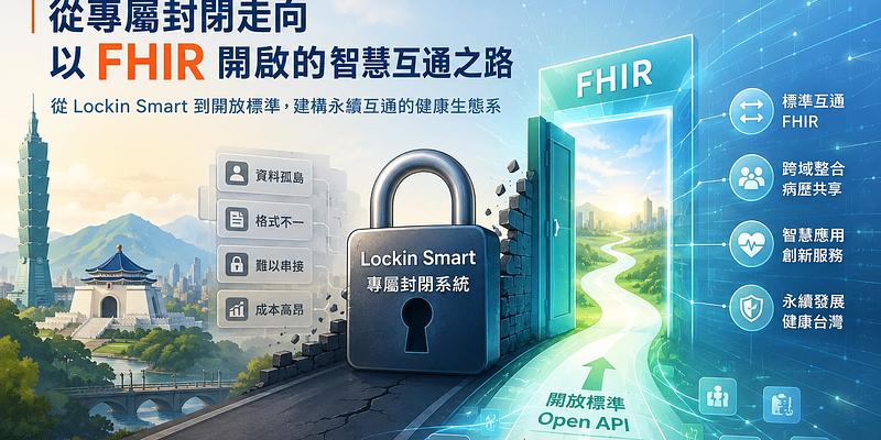 台灣醫院 HIS 的獨規困局，為什麼 SMART on FHIR 是唯一的出路
