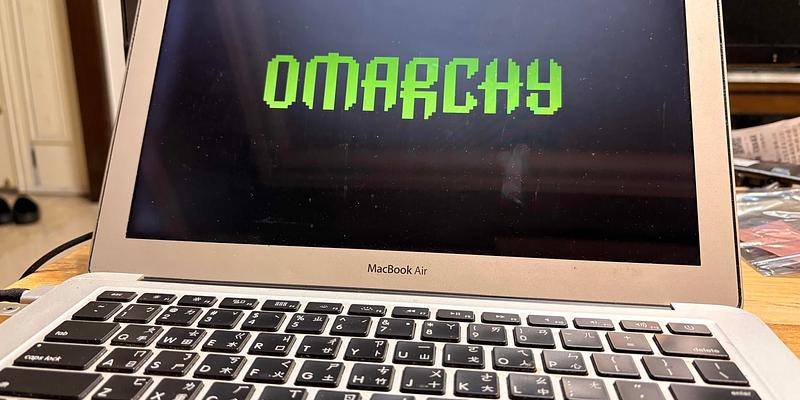 Omarchy on a 2012 MacBook Air: Installed in 6 Minutes, Now It Is My Everyday Portable Machine